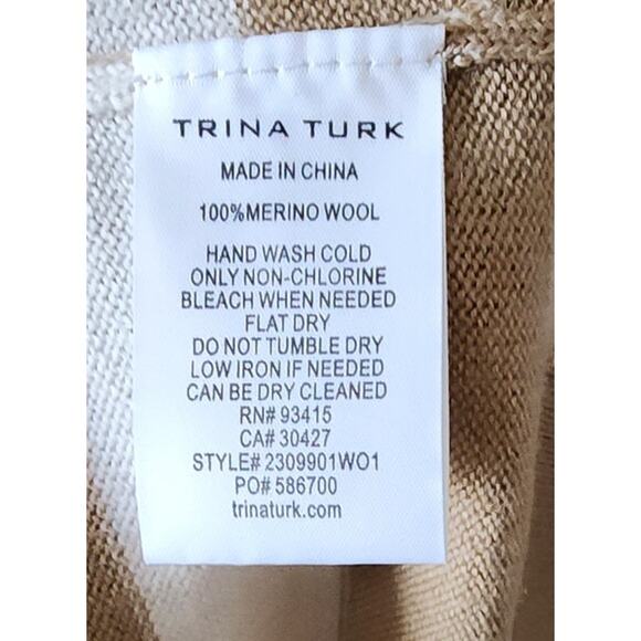 Trina Turk Old Fashioned Wool Sweater, XXL, NWT - Picture 6 of 6